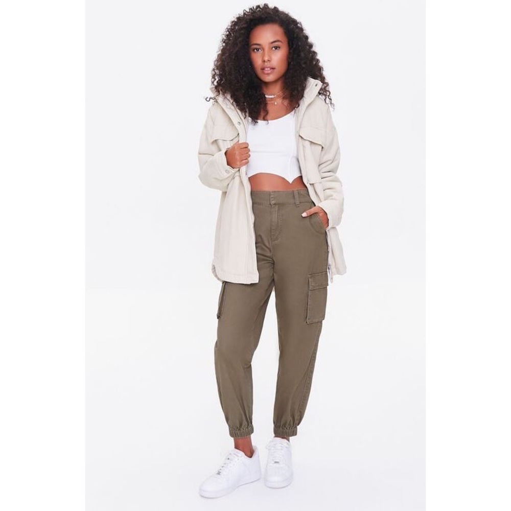 Hooded Dolphin-Hem Jacket